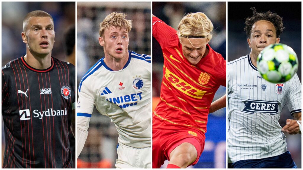 De fire danske klubber, der repræsenterer Danmark i Conference League.