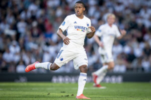 Luther Singh i kamp for FCK.