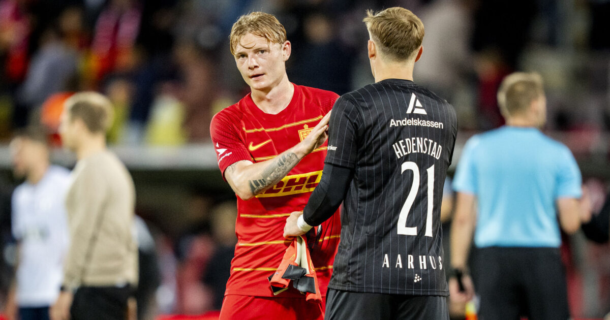 Efter VAR-drama mod AGF: “Jeg prøvede bare at rive mig løs” Foto: Ida Marie Odgaard/Ritzau Scanpix