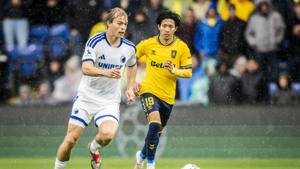 Mads Emil Madsen i kamp mod Brøndby