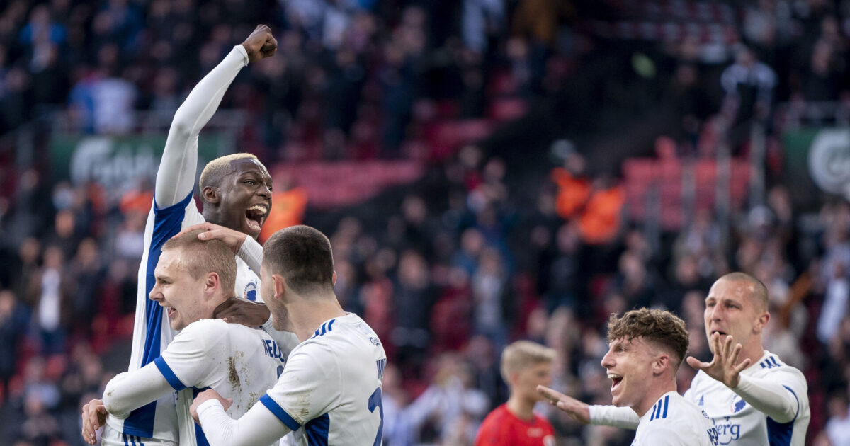 Nelsson var på blokken hos FC København Foto: Liselotte Sabroe/Ritzau Scanpix
