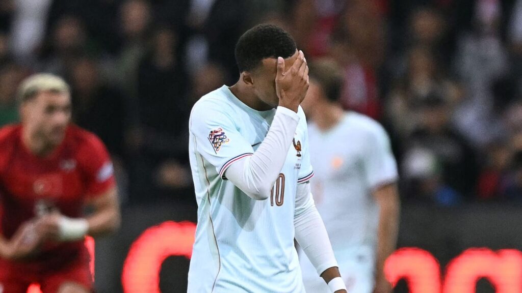 Kylian Mbappé for Frankrig
