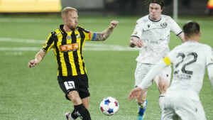 Mikkel Rygaard i aktion for BK Häcken