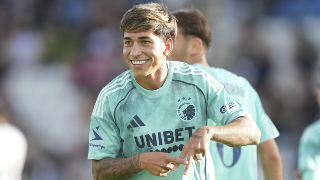 FCK's Maher Carrizo jubler over sit mål mod OB