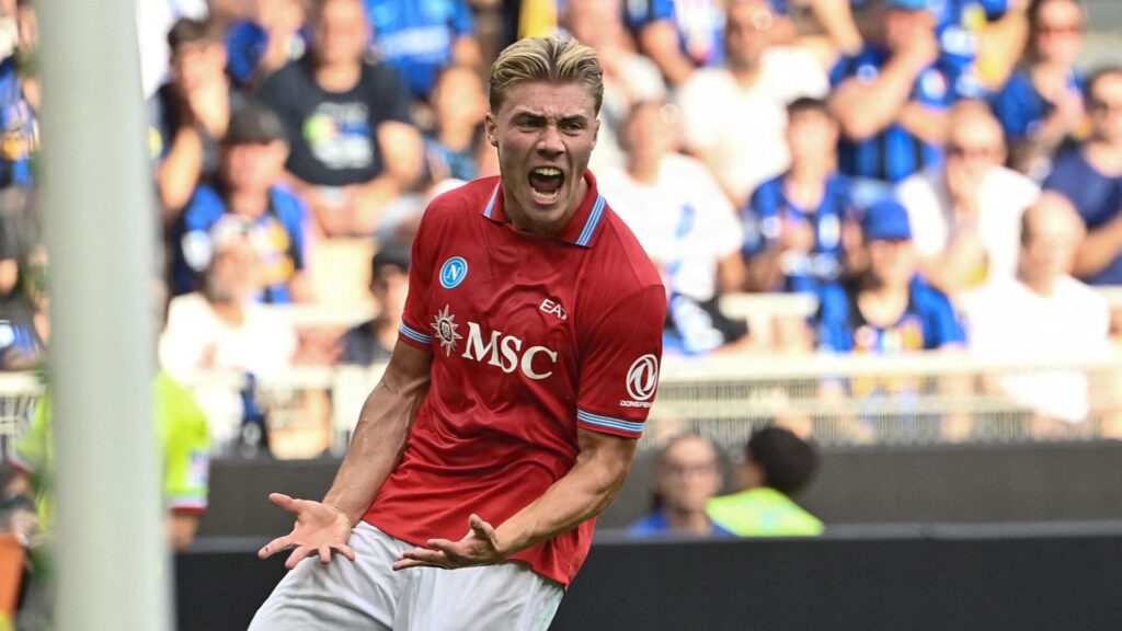 Napoli's Rasmus Højlund
