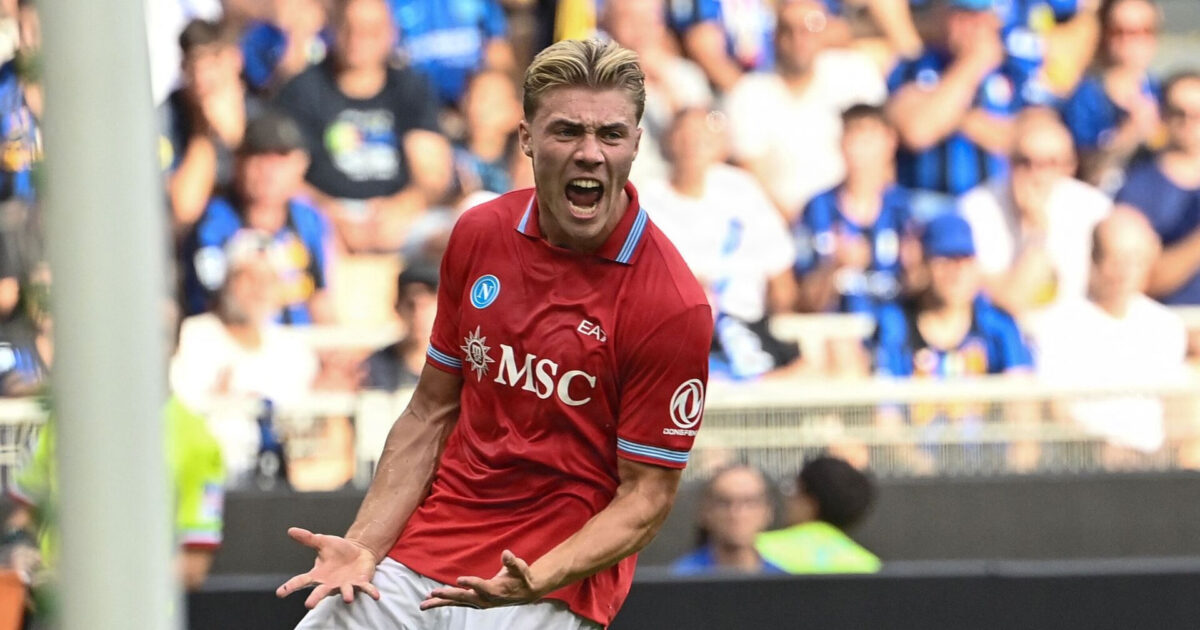 Højlund netter i Napoli-nedsmeltning Foto: Photo by Isabella BONOTTO 