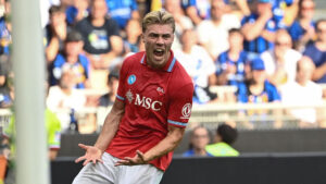 Napoli's Rasmus Højlund