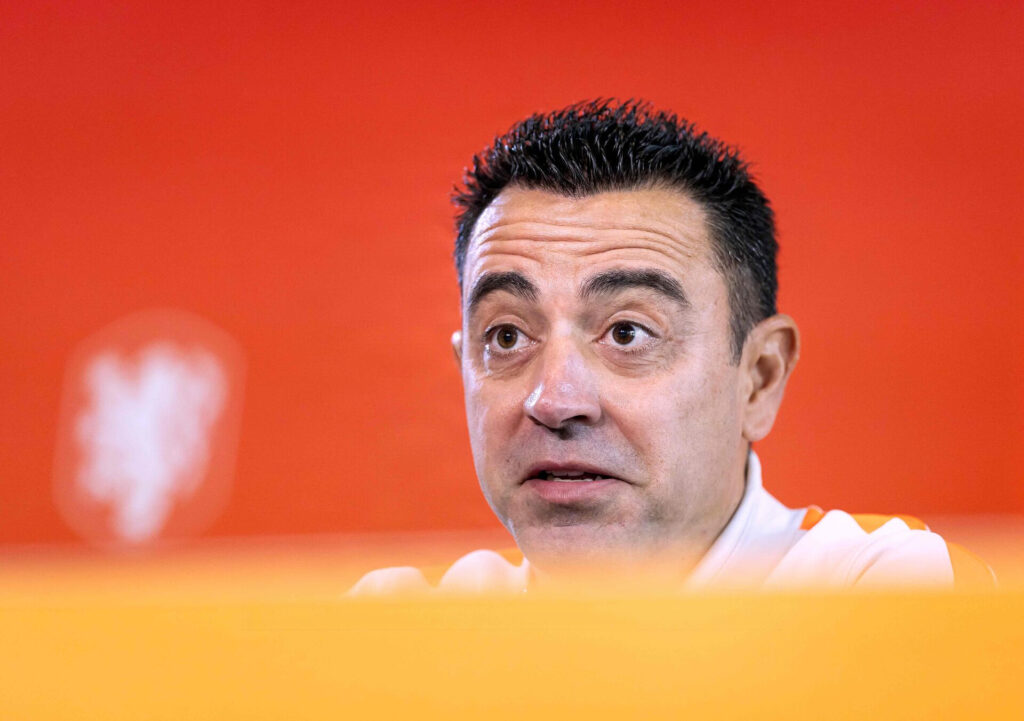 Xavi til pressemøde forud for Tyskland mod Holland i Nations League den 23. september 2026.
