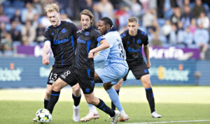 Rasmus Falk for OB under Superligaopgøret mod Randers FC den 13. september 2026.