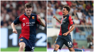 Frendrup og Otoa i Genoa