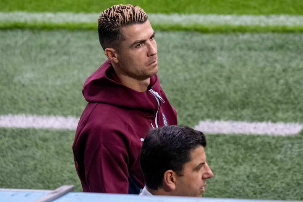 Cristiano Ronaldo i Parken.
