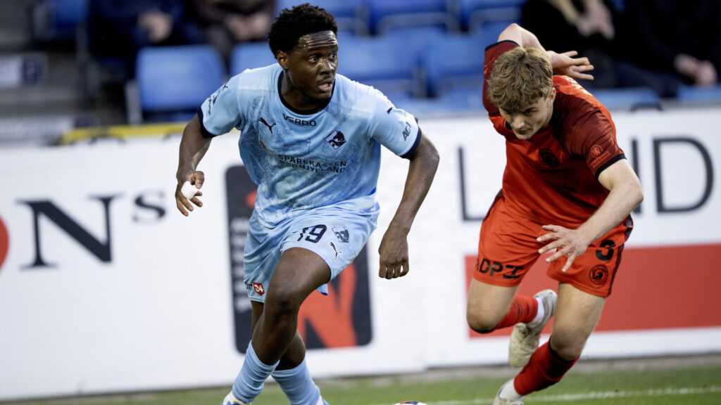 Musa Touré i aktion for Randers FC i sidste sæson