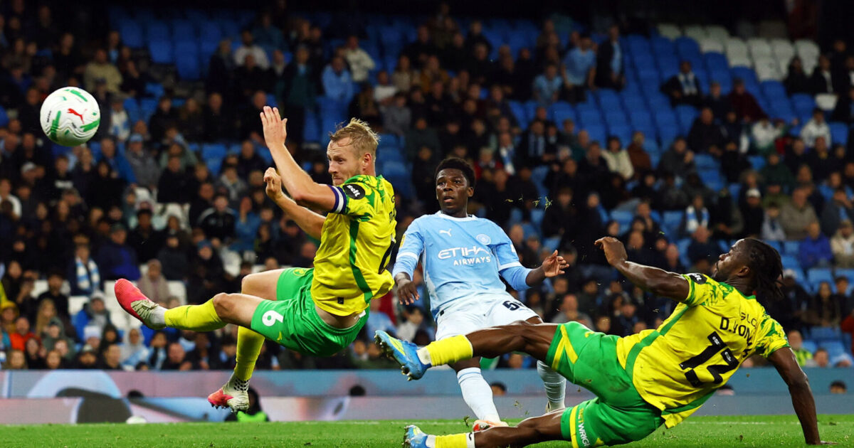 City-debutanter gør det surt for danskerklub Foto: Phil Noble EDITORIAL USE ONLY.NO USE WITH UNAUTHORIZED AUDIO, VIDEO, DATA, FIXTURE LISTS, CLUB/REUTERS
