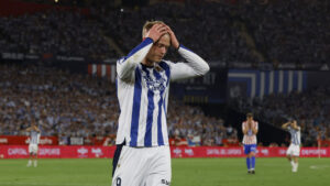 Real Sociedad's Orri Óskarsson
