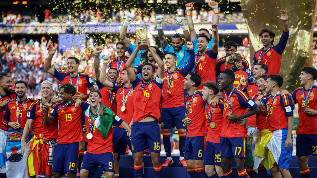 Spanien løftede årets VM-trofæ