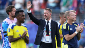 Sverige's landstræner Graham Potter
