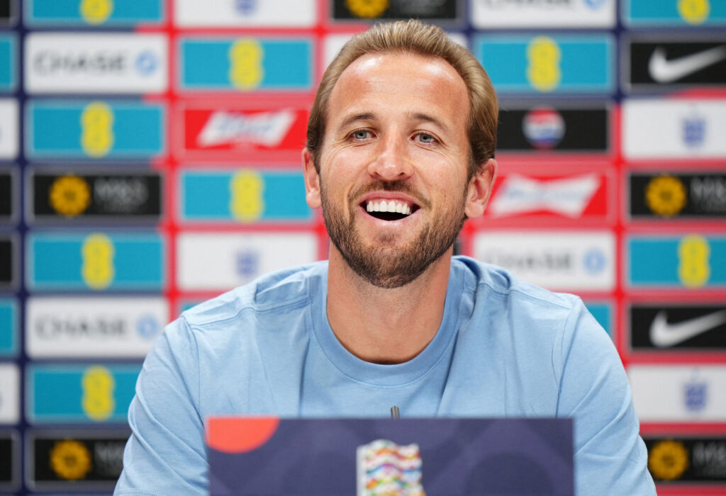 Harry Kane til pressemøde den 25. september 2026.