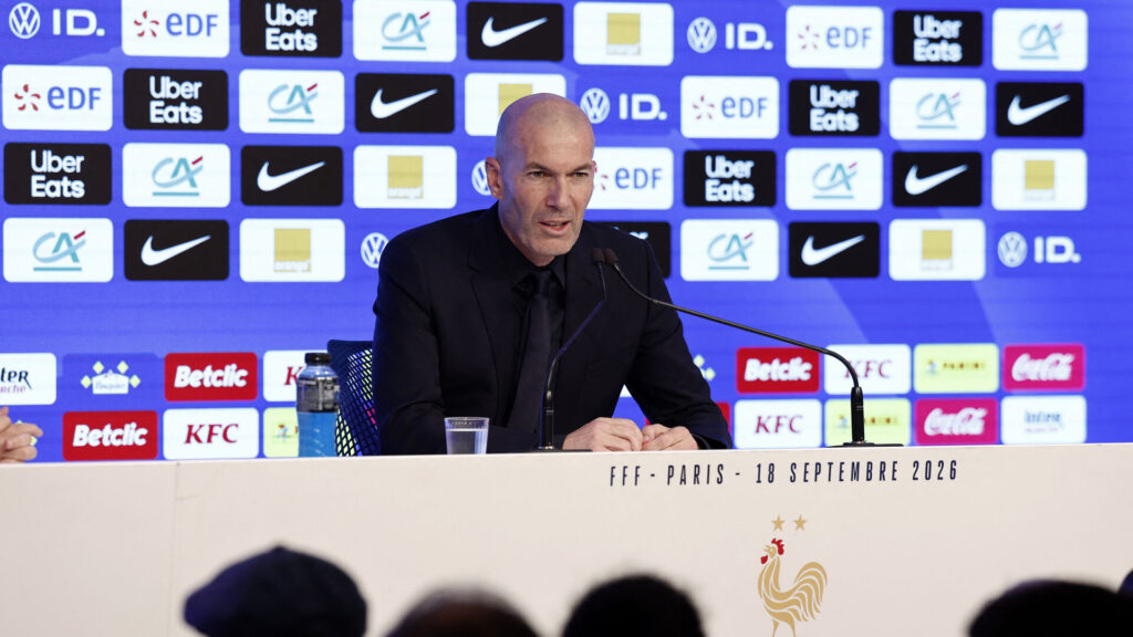 Fransk landstræner Zinedine Zidane