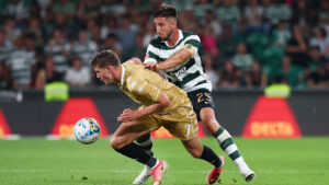 CD Nacional's Markus Jensen i duel