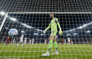 David de Gea i målet for Fiorentina.