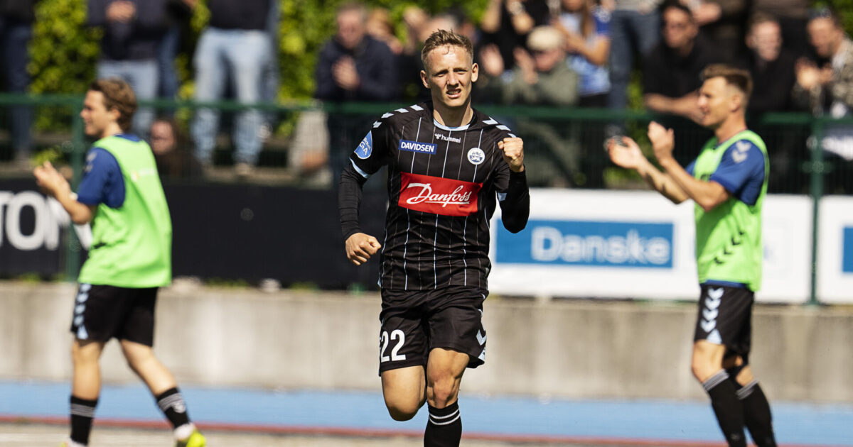 Hattrick-dansker udbygger målstimen i Kroatien Foto: Claus Bech/Ritzau Scanpix