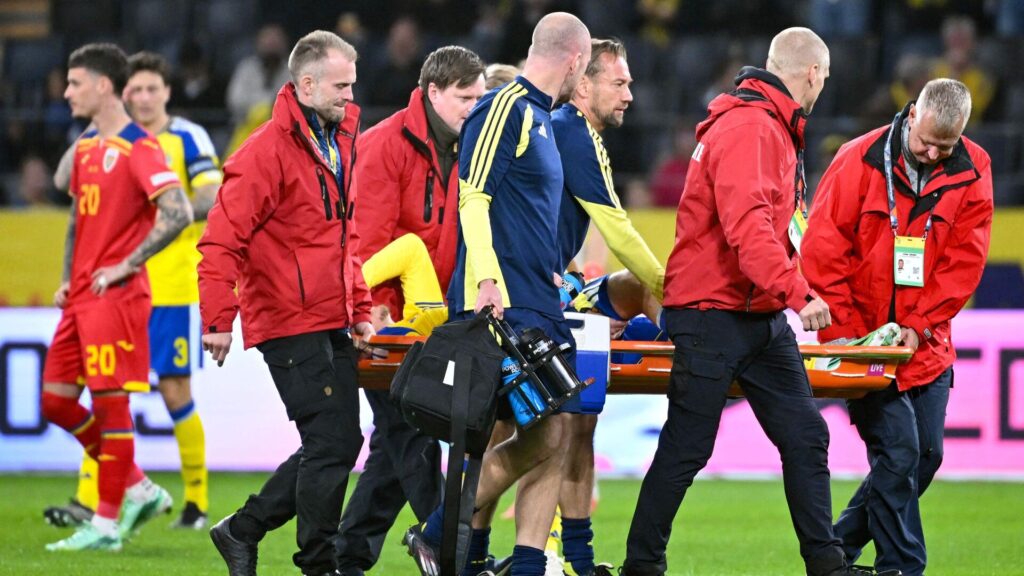 Emil Holm ramt af skade for Sverige