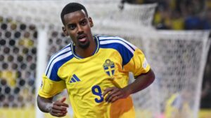 Alexander Isak for Sveriges landshold