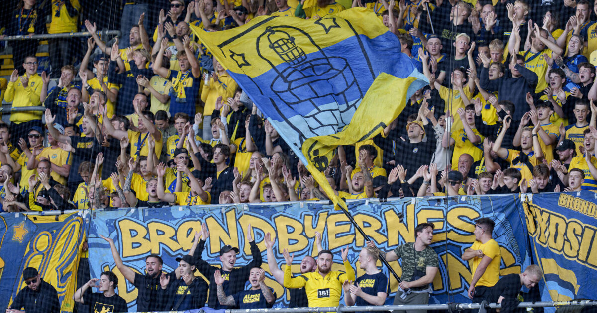 Fuldt hus til Derby: Brøndby melder udsolgt Foto: Liselotte Sabroe/Ritzau Scanpix