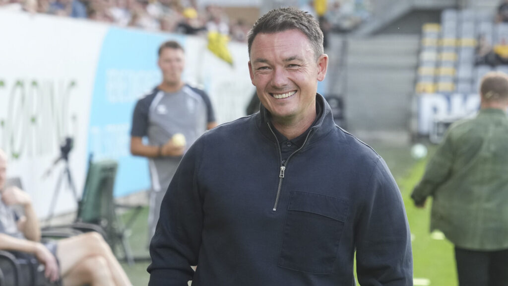 Thomas Nørgaard under en kamp mod AC Horsens i Superligaen