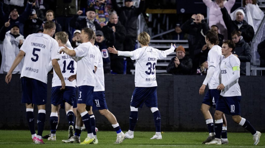 AGF-spillere mod Viborg