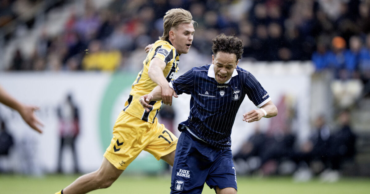 Jakob Poulsen må undvære skadet AGF-stjerne i FCK-brag Foto: Bo Amstrup/Ritzau Scanpix