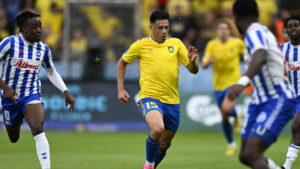 Blas Riveros i kamp for Brøndby IF.