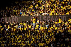 Fans på Brøndby-stadion.