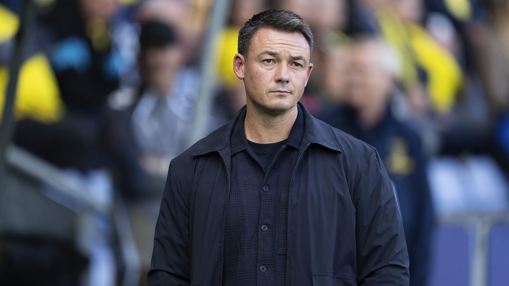 Thomas Nørgaard under en Brøndby-kamp