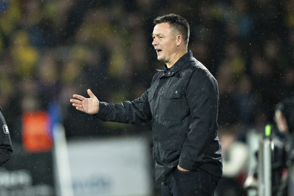 Thomas Nørgaard på sidelinjen for Brøndby.