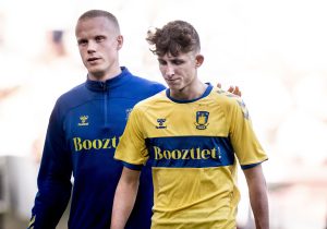 Jesper Lindstrøm under en kamp for Brøndby.