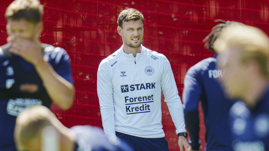 Thor Herdal til en landsholdstræning.