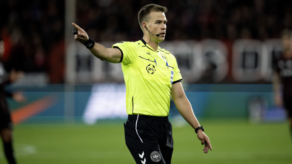 Jacob Karlsen under kampen mellem FCM og FCK