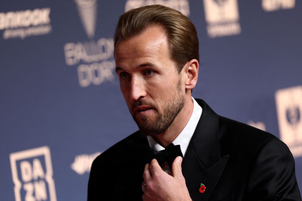 Harry Kane på den røde løber