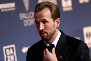 Harry Kane på den røde løber