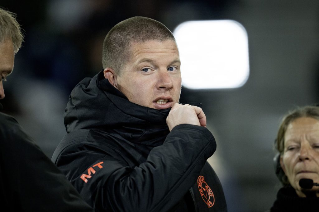 Mike Tullberg iført en FCM-jakke.