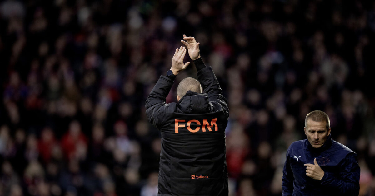 Trods stor økonomisk forskel: Vil spille op med FCM på banen Foto: Bo Amstrup/Ritzau Scanpix