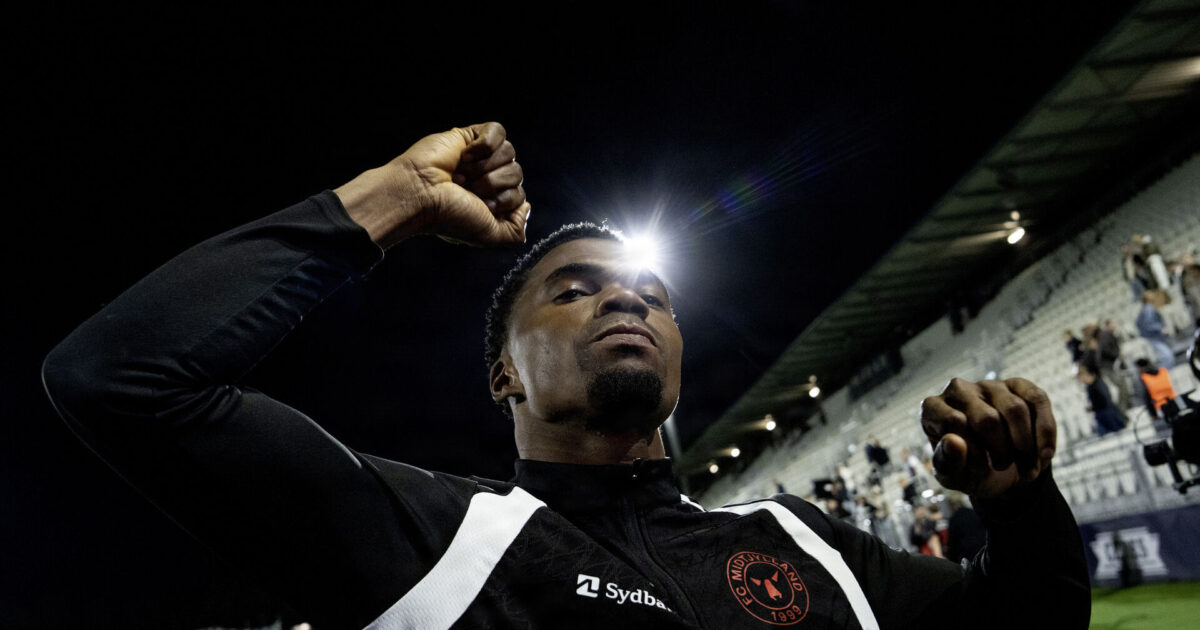 FCM-topscorer regnede ikke med at vende tilbage til Heden Foto: Bo Amstrup/Ritzau Scanpix