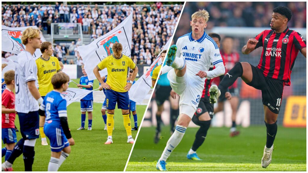 FCK FCM AGF Brøndby Superligaen frispark gule kort