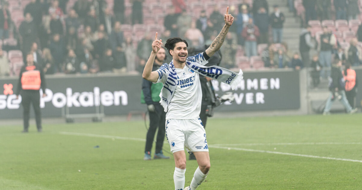 Stort øjeblik for eks AGF- og FCK-stjerne: Vil vinde mere Foto: Sebastian Elias Uth/Ritzau Scanpix