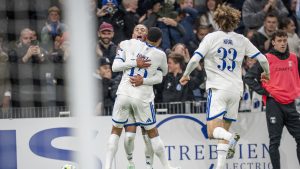 Alex Kral fejrer en scoring