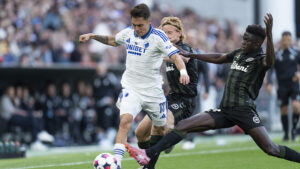 Rodrigo Huescas i aktion mod OB inden han blev langtidsskadet