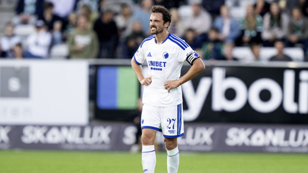 Thomas Delaney i kamp for FCK.
