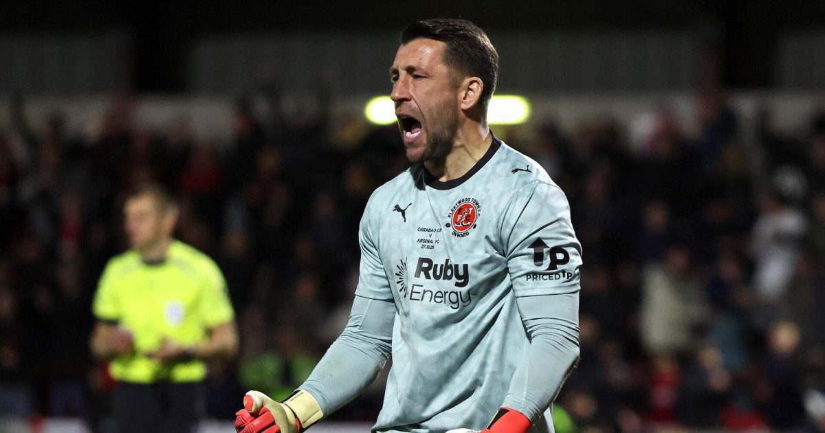 Fleetwood udnyttede dårlige forhold mod Arsenal Foto: Darren Staples/AFP/Ritzau Scanpix