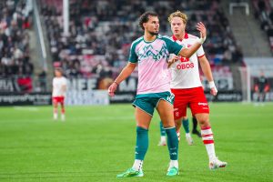 Amin Chiakha i kampen mod Frederikstad FK.
